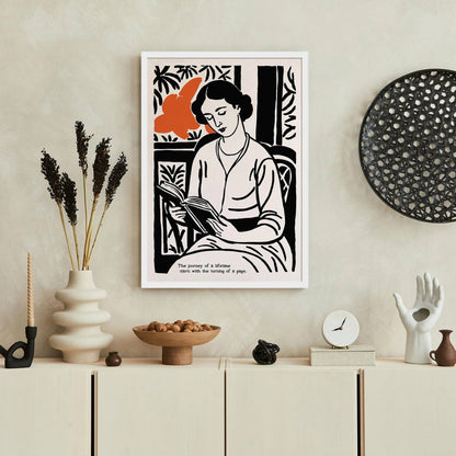 Retro Literary Quote Poster