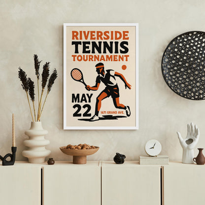 Tennis Tournament Poster