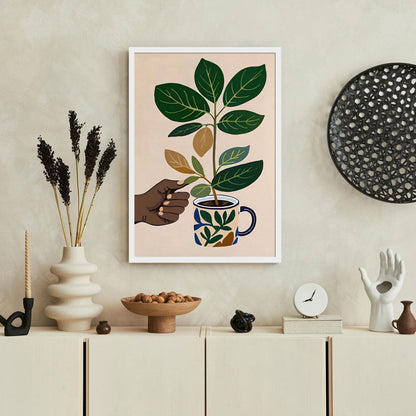 Ground Coffee Wall Art Print