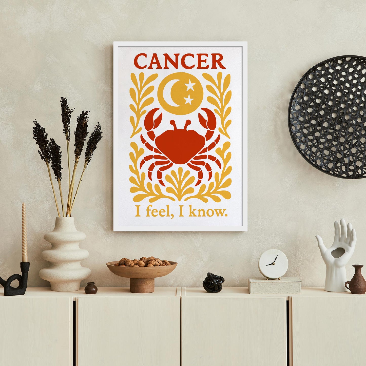 Cancer Zodiac Poster Wall Art