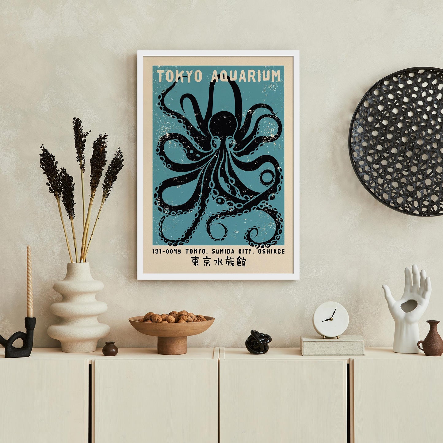 Tokyo Octopus Wall Art