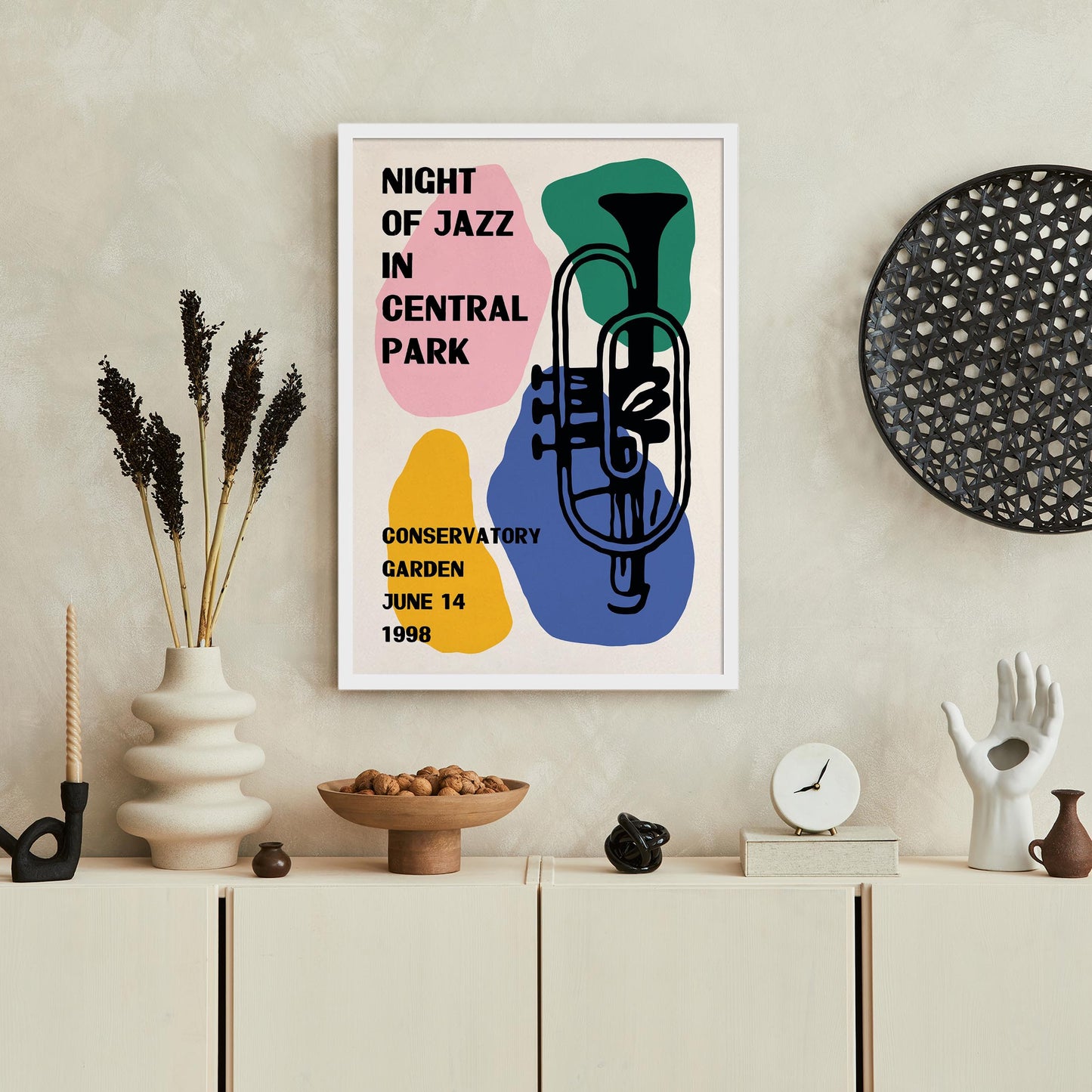 Central Park Jazz Night Poster