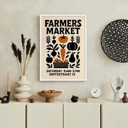 Farmers Market Poster Print