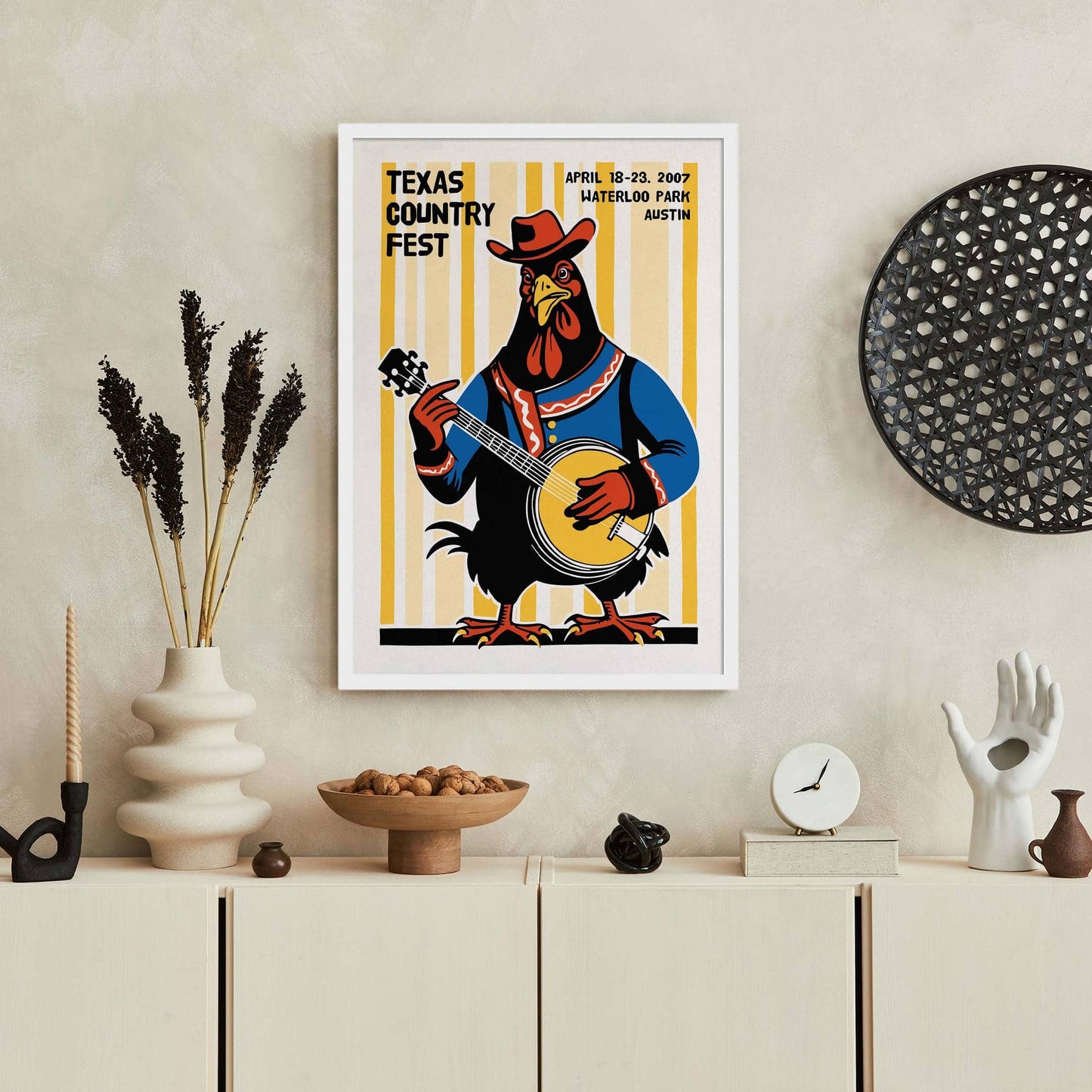 Texas Country Fest Poster Print