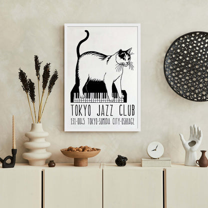 Tokyo Jazz Club Poster Print