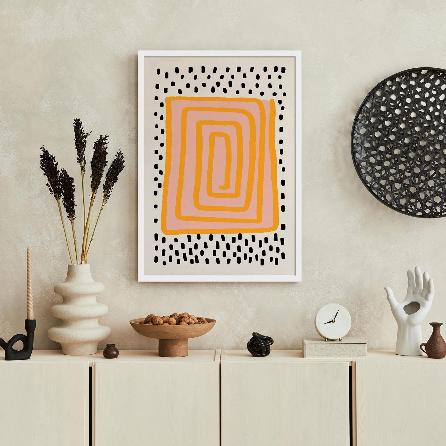 Abstract Maze Wall Art