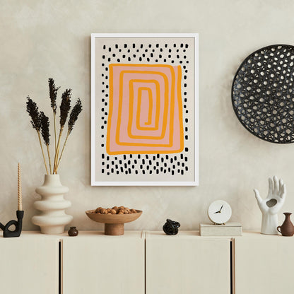 Abstract Maze Wall Art