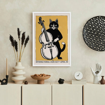 International Jazz Day Retro Poster Print
