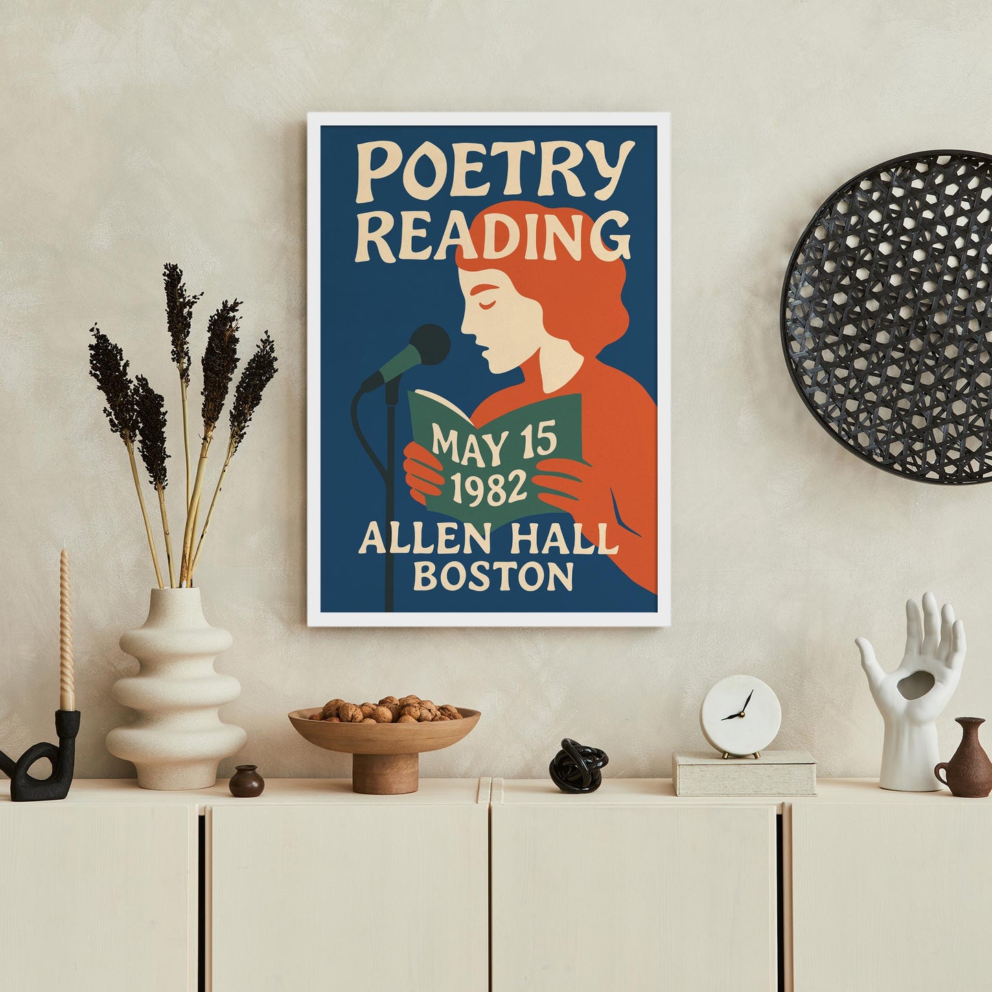 Poetry Reading Boston Poster