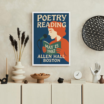 Poetry Reading Boston Poster