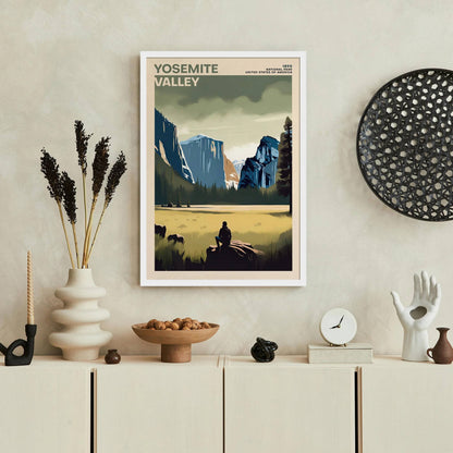 Yosemite Valley National Park Poster Print