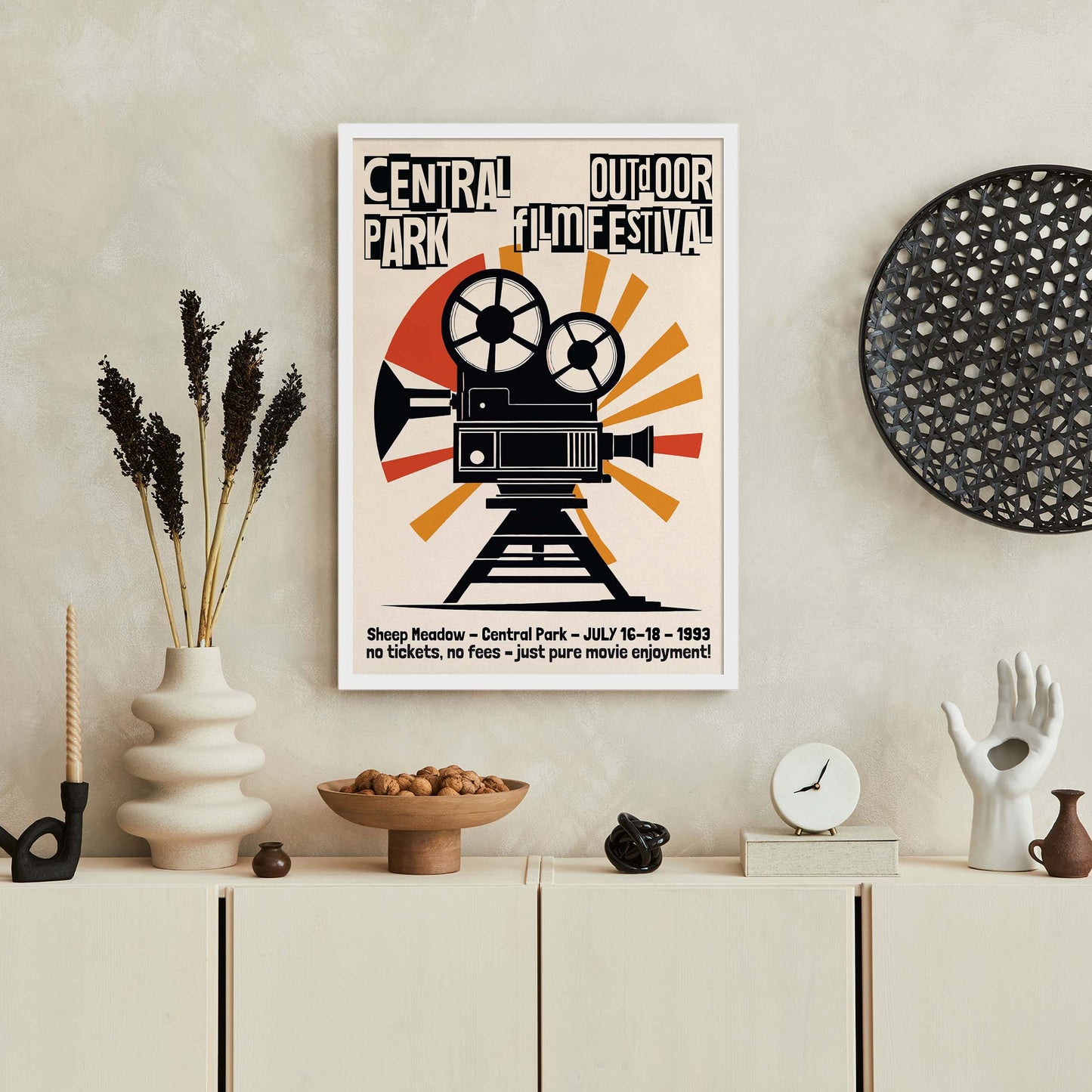 1993 Central Park Film Poster Print