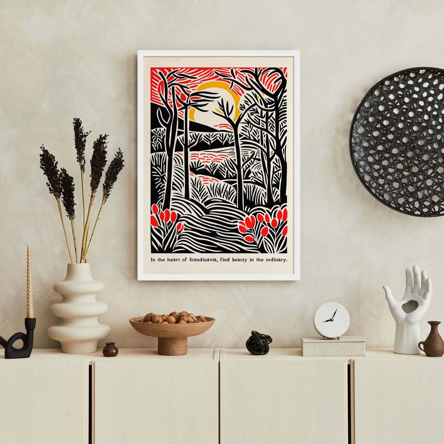 Scandinavian Forest Poster Print