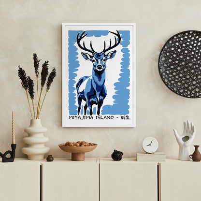 Miyajima Deer Poster Print