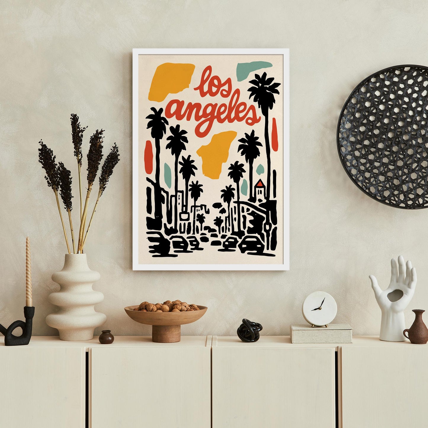 Los Angeles City Wall Art