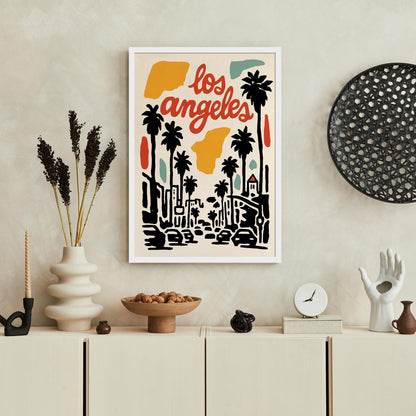 Los Angeles City Wall Art
