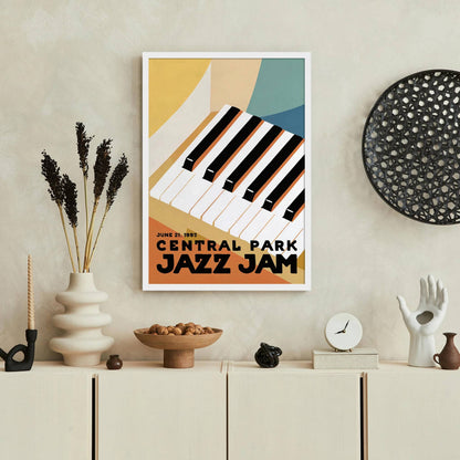 Central Park 1993 Jazz Festival Poster