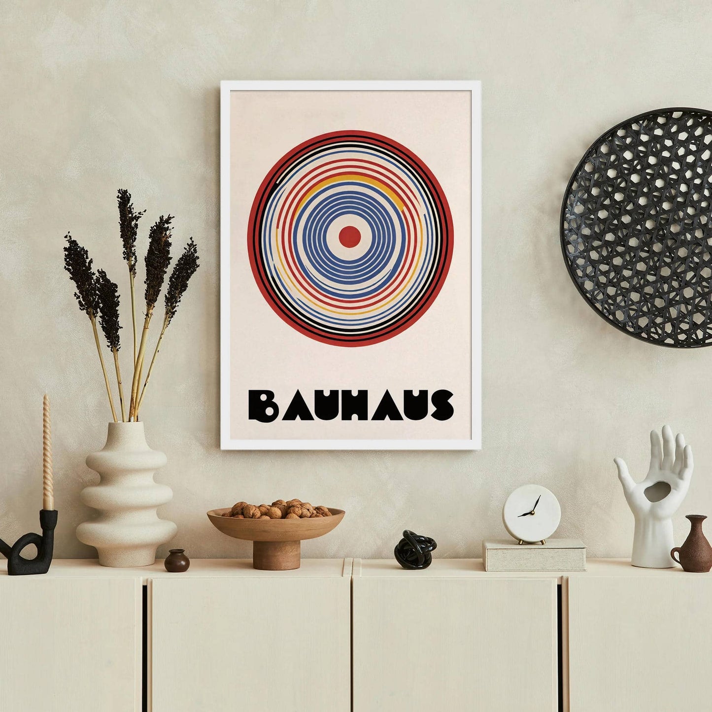 Bauhaus Hand-Drawn Poster Print