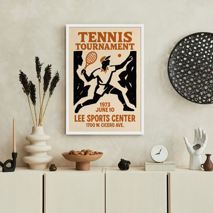 Tennis Tournament 1973 Poster