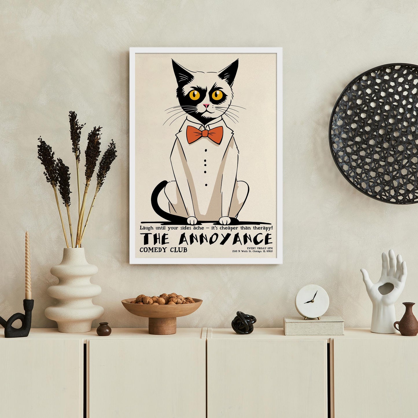 Fancy Cat Comedy Poster
