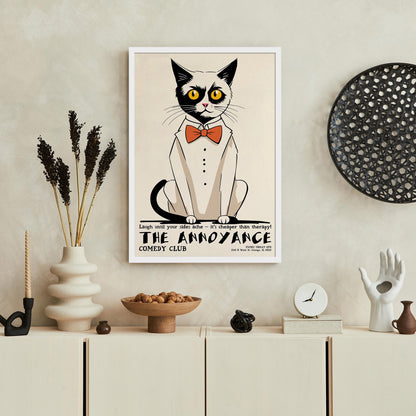 Fancy Cat Comedy Poster