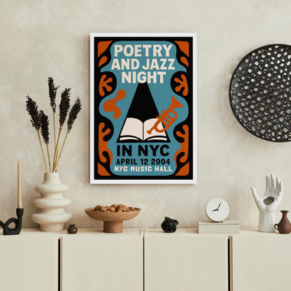 Poetry Jazz Event Poster
