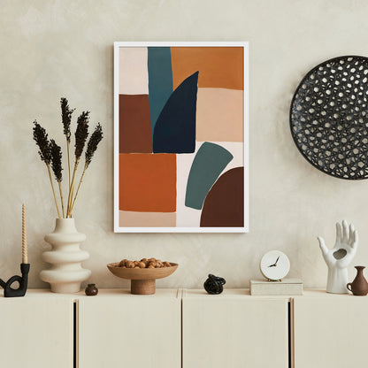 Abstract Rustic Painting Print