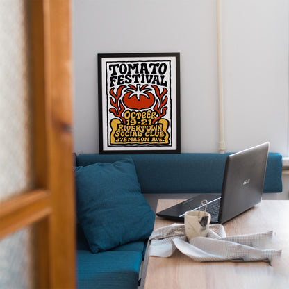 Tomato Festival Poster Print