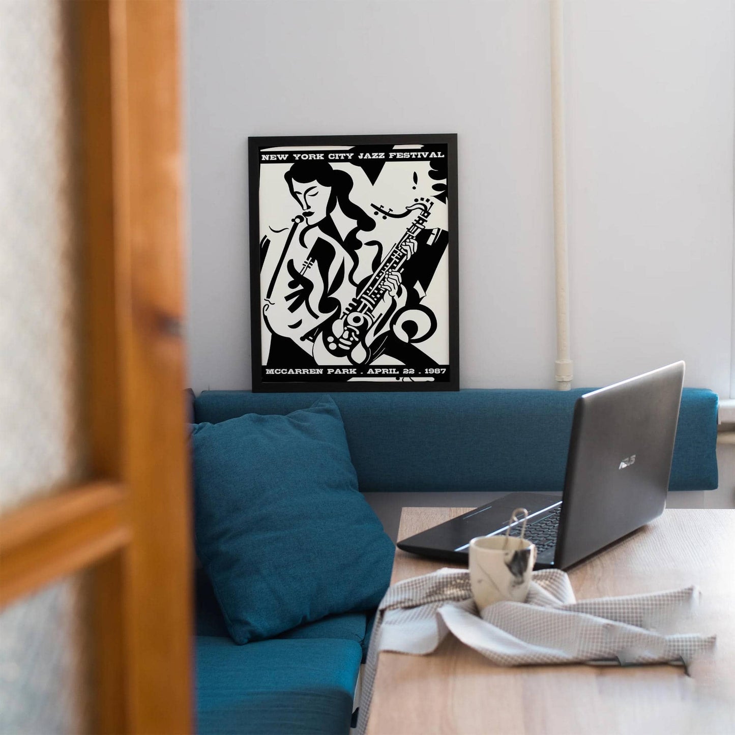 New York City Jazz Festival Vintage Poster