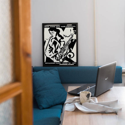 New York City Jazz Festival Vintage Poster