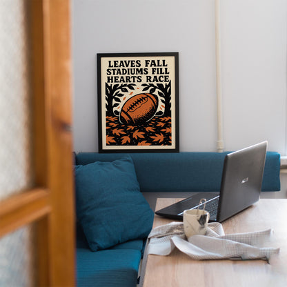 Autumn Football Season Poster