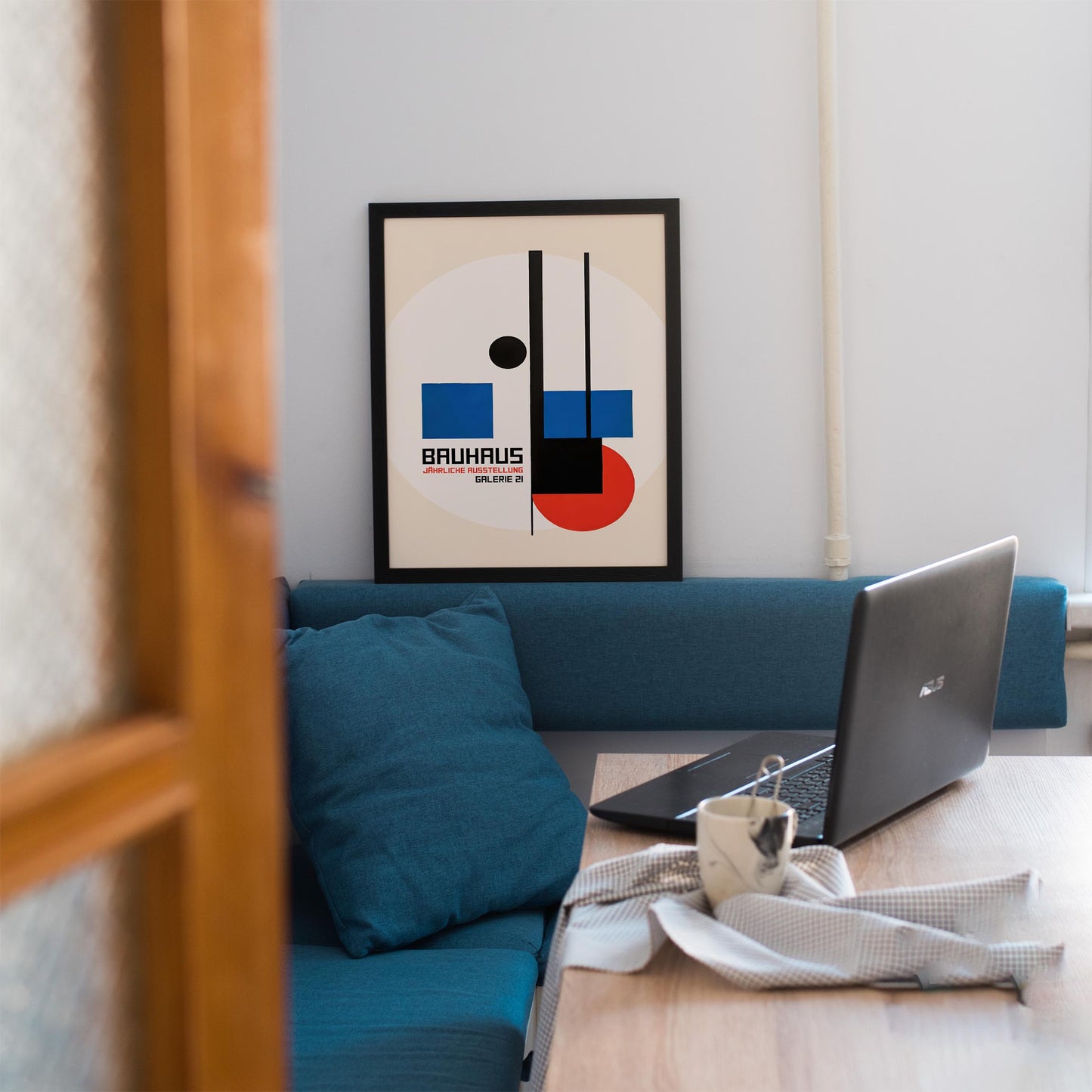 Bauhaus Geometric Design Poster Print