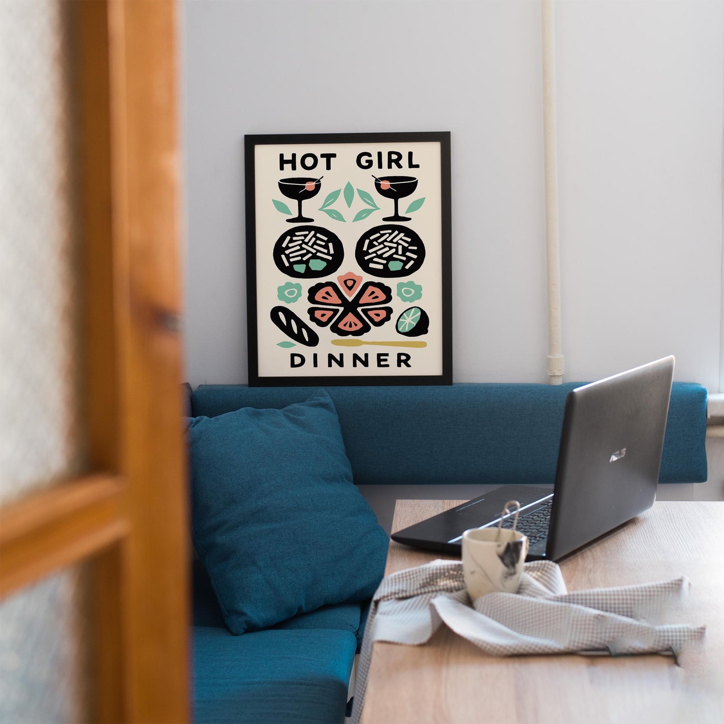 Hot Girl Dinner Poster