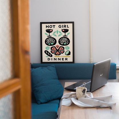 Hot Girl Dinner Poster