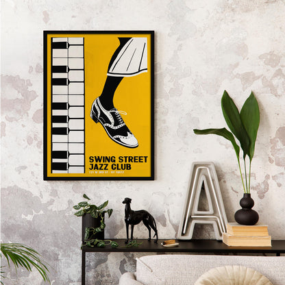 Swing Street Jazz Club Poster