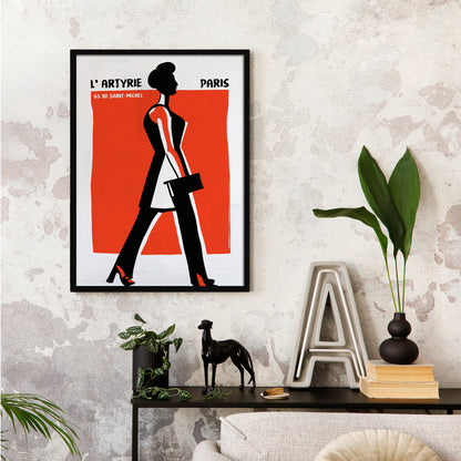 Parisian Fashion Wall Art Poster