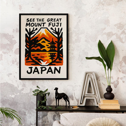 Mount Fuji Japan Poster Print