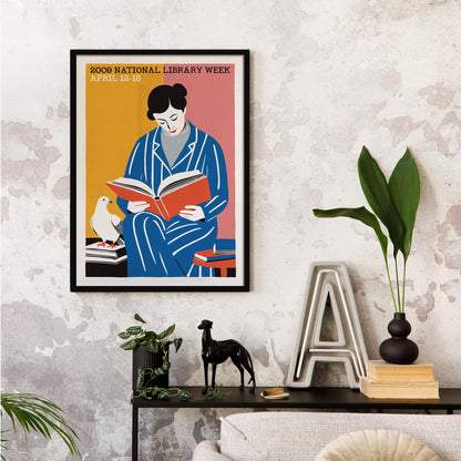 National Library Week Reading Poster