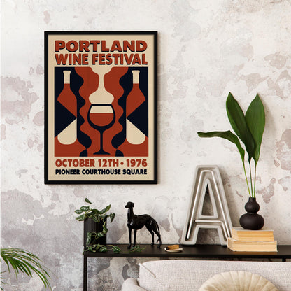 Portland Wine Festival Poster