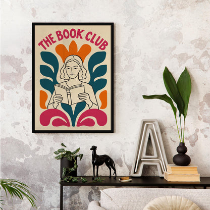 Book Club Wall Art Print