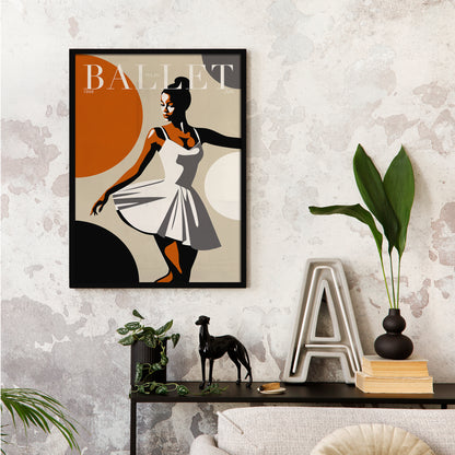 Milan Ballet Magazine Cover Art Print