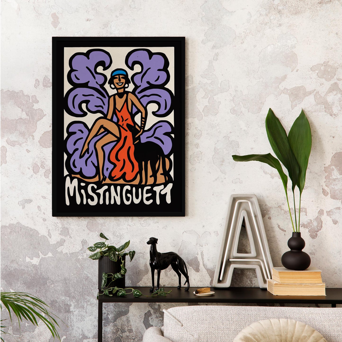 Missinguett Vintage Poster Print