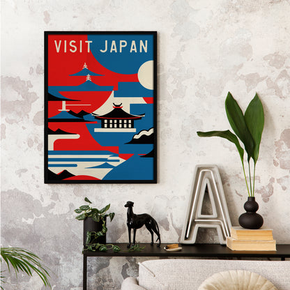 Visit Japan Travel Poster