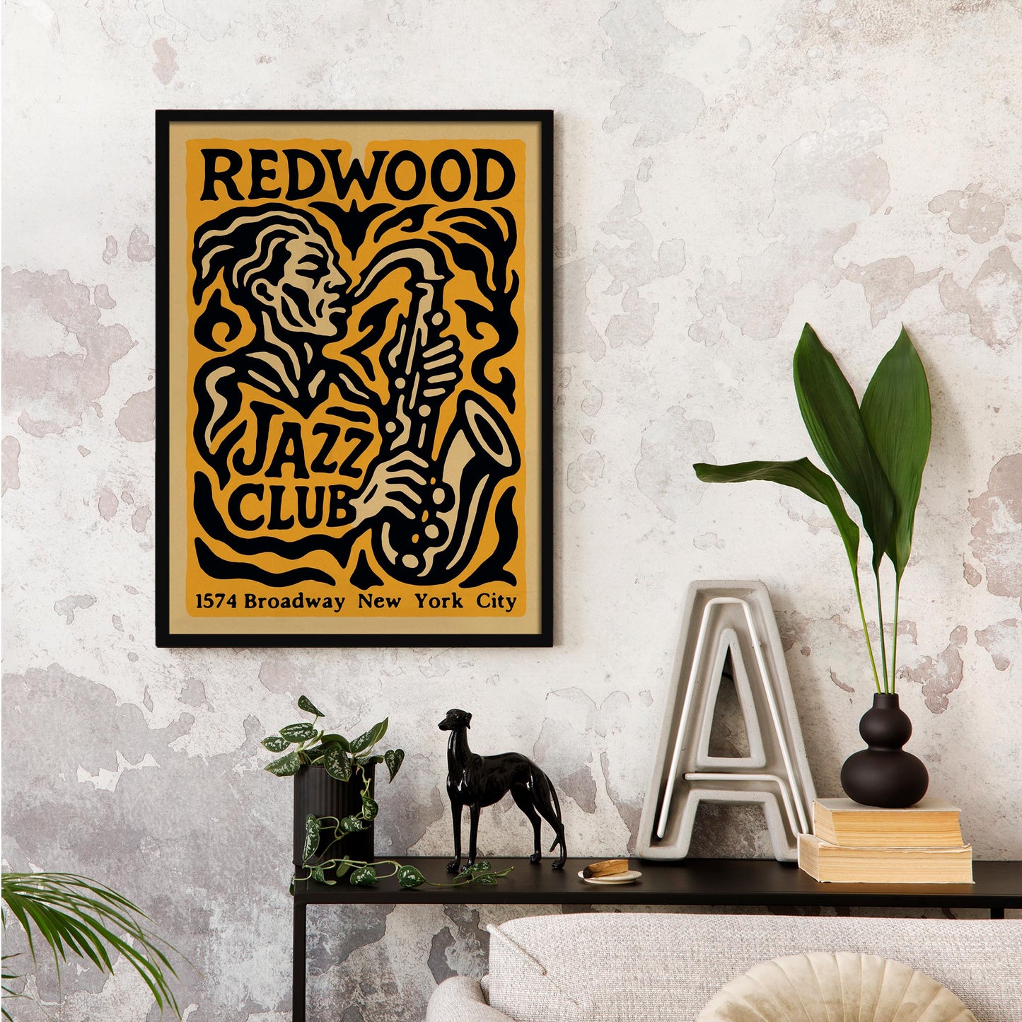 Redwood Jazz Club Poster