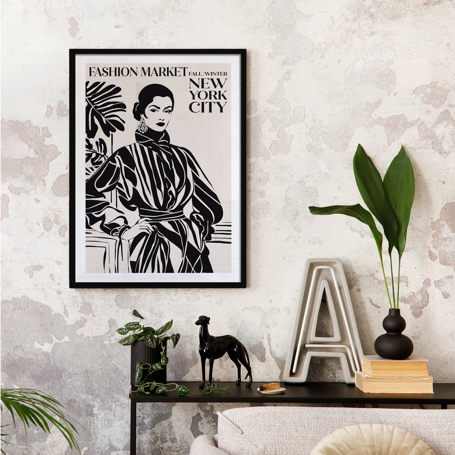 Fashion Market NYC Art Print