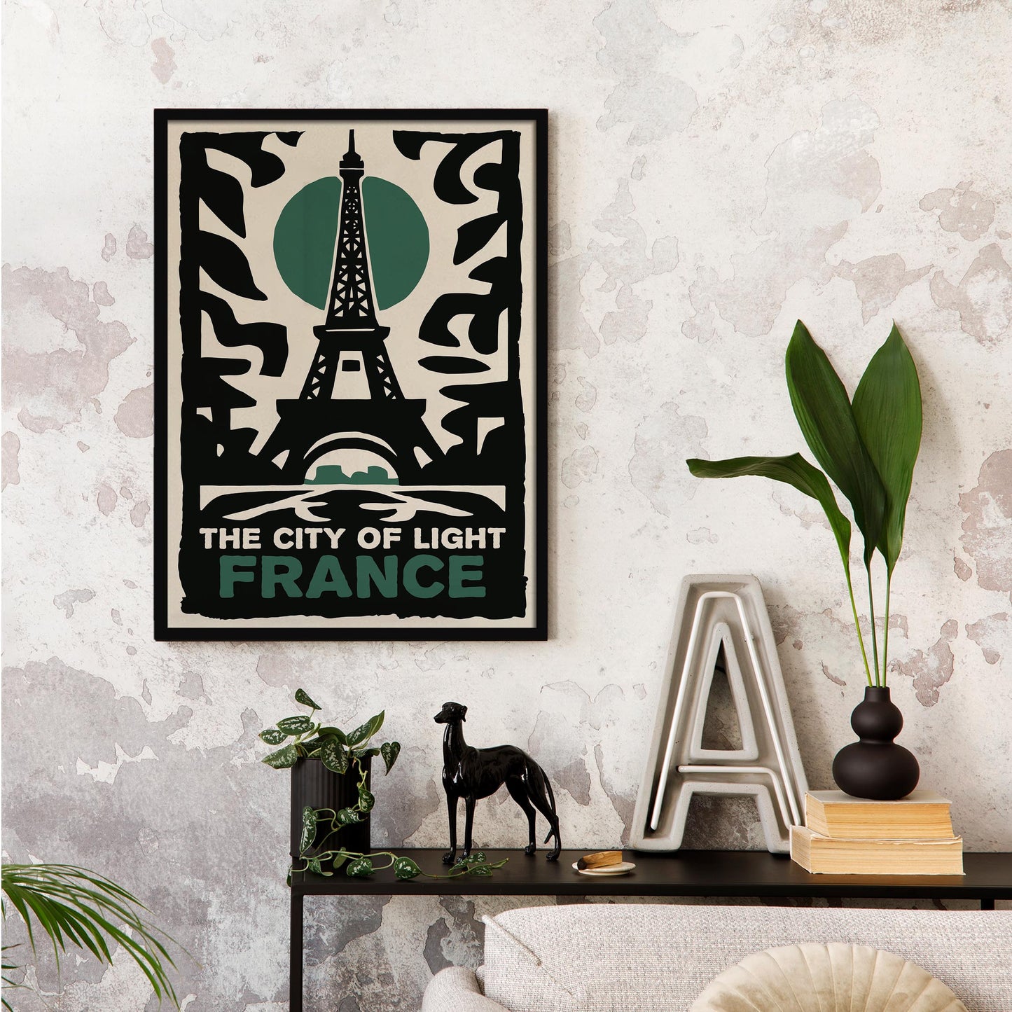 France Eiffel Tower Poster Print