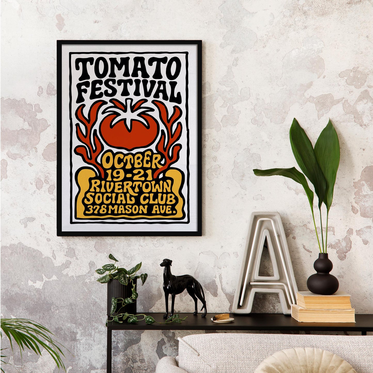 Tomato Festival Poster Print