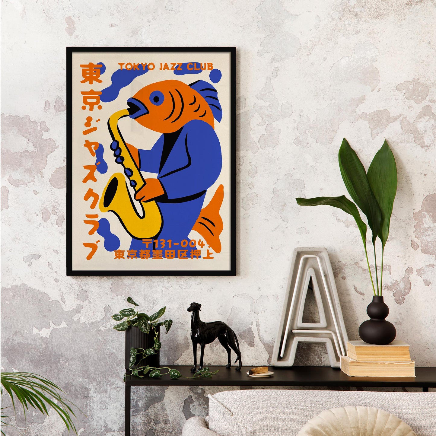 Tokyo Jazz Fish Poster