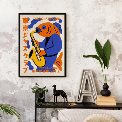 Tokyo Jazz Fish Poster