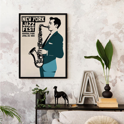 New York Jazz Fest Print